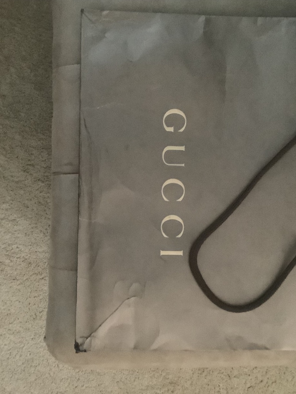 Authentic Large Gucci shopping bag